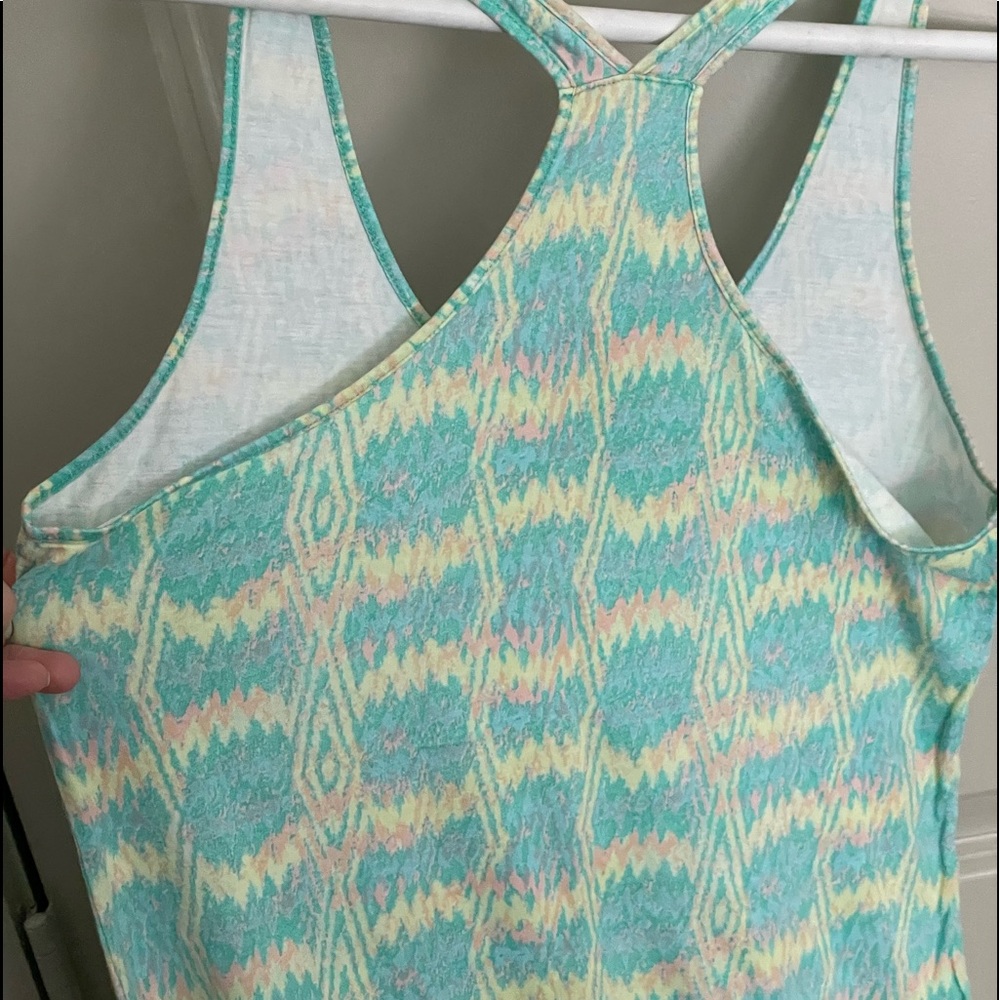 Green Apple Racerback Tank Top Size Large - Picture 3 of 5
